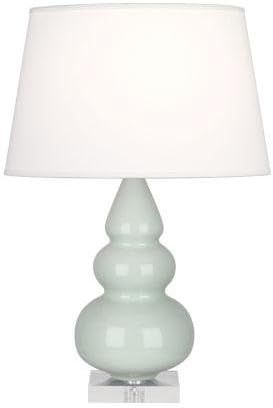 Robert Abbey A258X Lamps with Pearl Dupioni Fabric Shades, Lucite Base/Celadon Glazed Ceramic Fin... | Amazon (US)