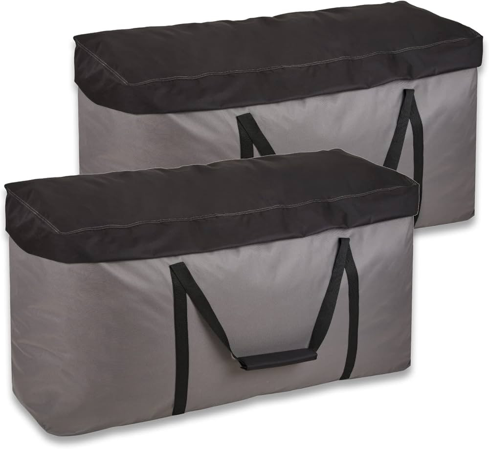 Rachmi 2 Pack Cushion Storage Bag 50 Inch with Covered Zipper & Padded Handle, Outdoor Oversized ... | Amazon (US)
