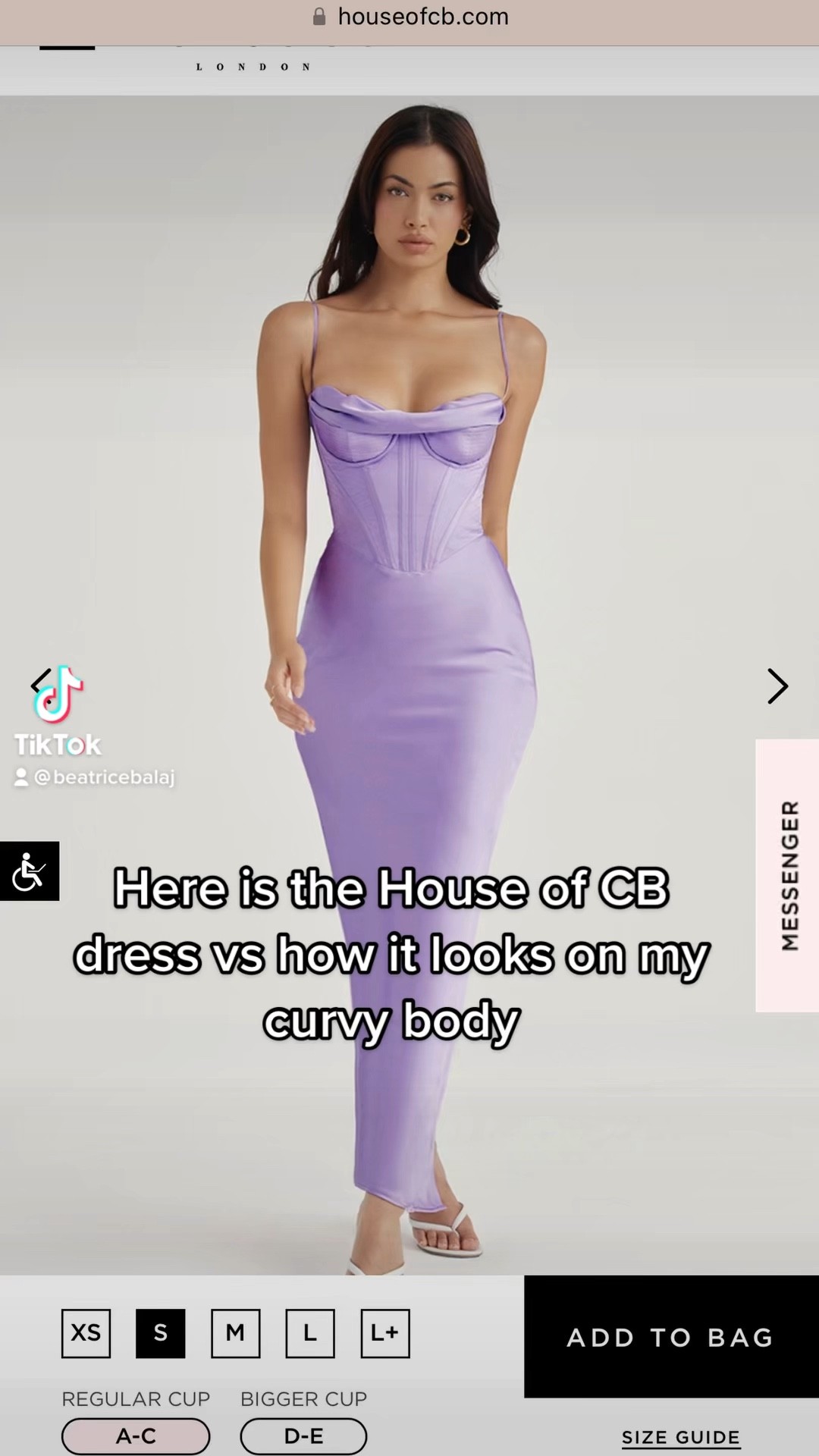 HOUSE OF CB Charmaine Corset Dress