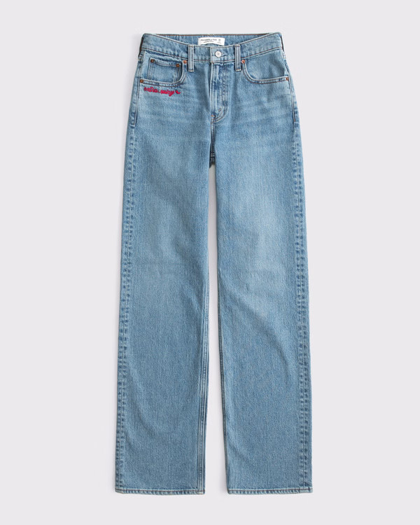 High Rise 90s Relaxed Jean | Abercrombie & Fitch (US)
