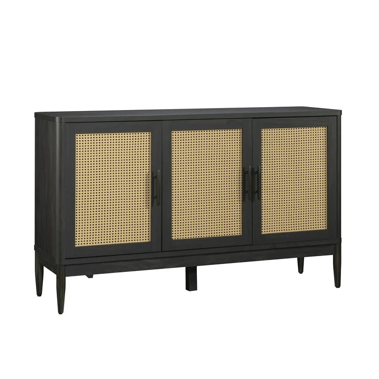 Better Homes & Gardens Springwood Caning Sideboard, Charcoal Finish | Walmart (US)