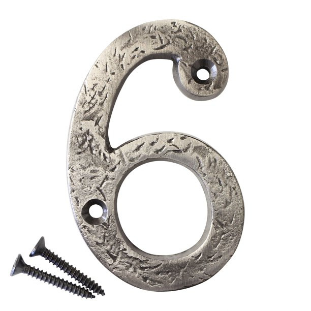 RCH Hardware NO-IR832-75 Iron House Number, 3 Inch, Antique Nickel - Walmart.com | Walmart (US)