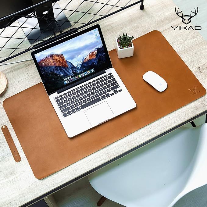 Yikda Extended Leather Gaming Mouse Pad/Mat, Large Office Writing Desk Computer Leather Mat Mouse... | Amazon (US)