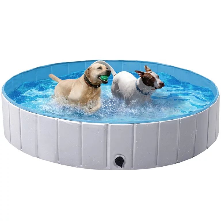 Alden Design Foldable Indoor/Outdoor Pet Swimming Pool, Bath Tub, Wading Pool for Dogs and Cats, ... | Walmart (US)