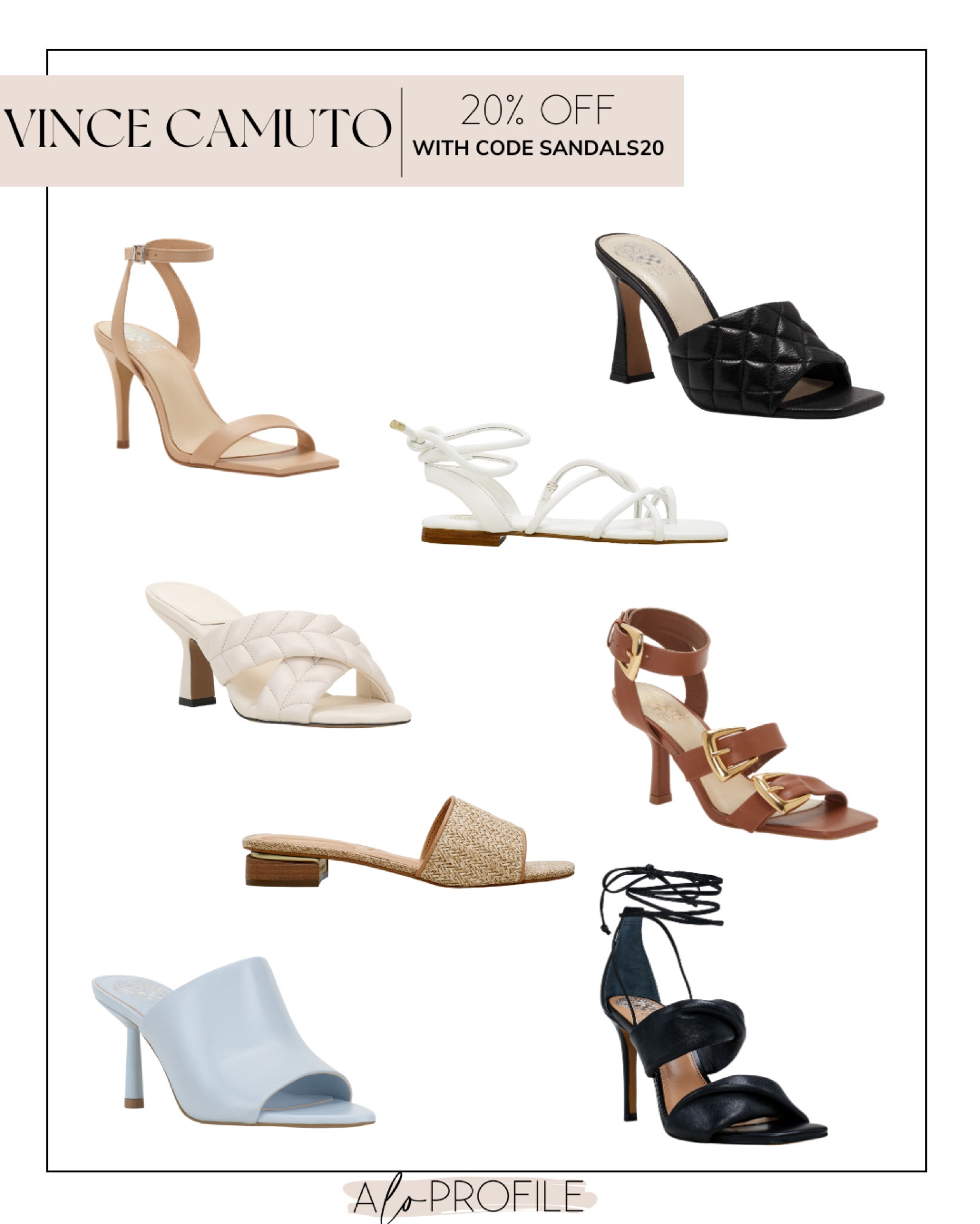Vince Camuto is currently having a sale for 20% off their sandals with code SANDALS20! This sale includes my favorite Reselm Mule that I have in a few colors. 

#LTKsalealert #LTKshoecrush
