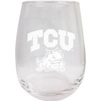 Texas Christian University 15Oz Engraved Stemless Wine Glass Officially Licensed | Etsy (US)