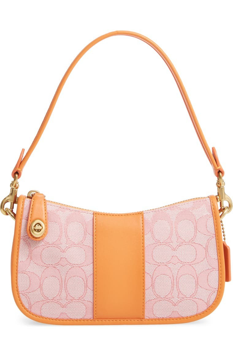 Swinger Signature Jacquard Shoulder Bag | Nordstrom