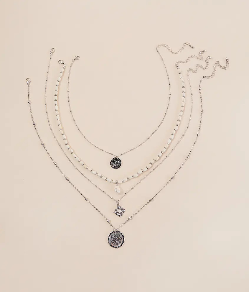 4 Pack Western Necklace Set | Buckle