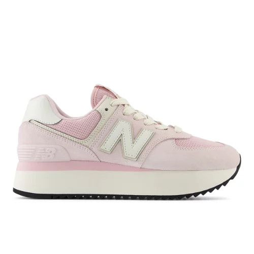 New Balance Women's 574+ Pink/Beige - Pink/Beige | Joe's New Balance Outlet