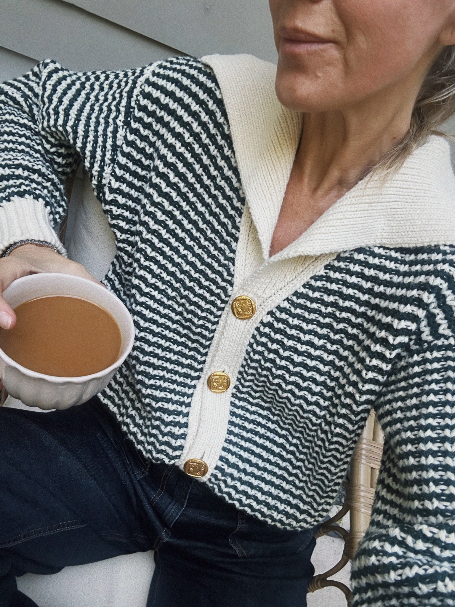 The fall outfits are in rotation. Invested in the coziest sweater that I’m layering with all of my denim pieces this season 

#LTKStyleTip #LTKOver40 #LTKSeasonal