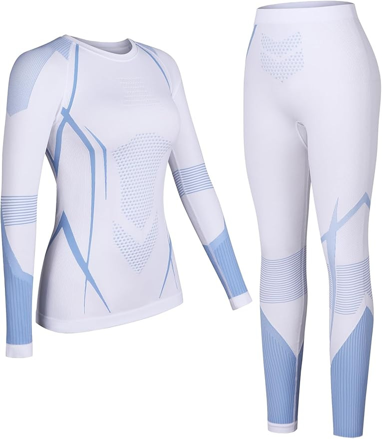 ATTRACO Womens Thermal Underwear Top and Bottom Sets Women Long Johns Warm Base Layer for Cold We... | Amazon (US)