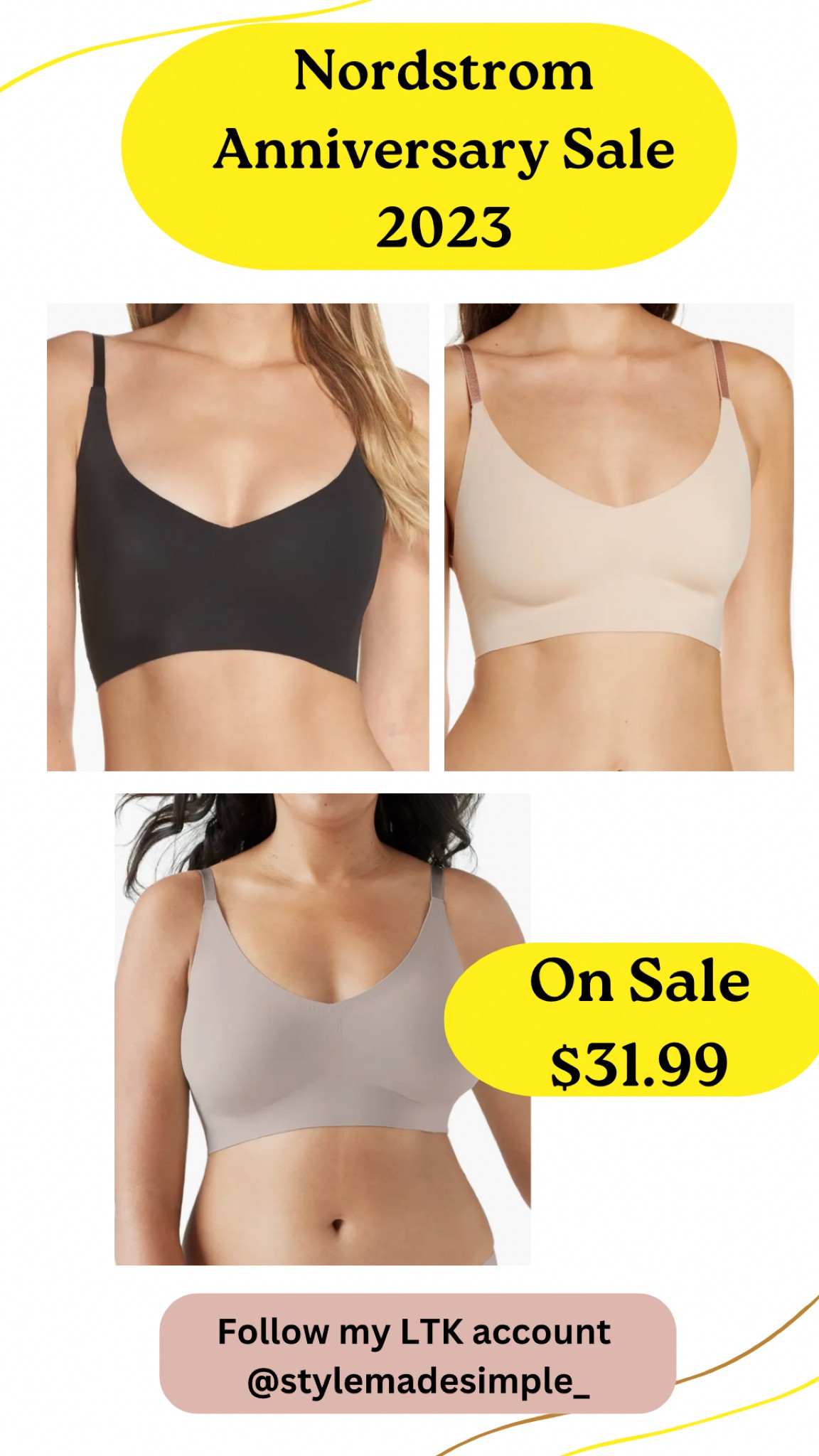 Nordstrom anniversary sale 2023, Womens bralette on SALEE , black bralette, cream bralette, gray bralette #nsale #bralette #nordstromsale

#LTKsalealert #LTKunder50 #LTKxNSale