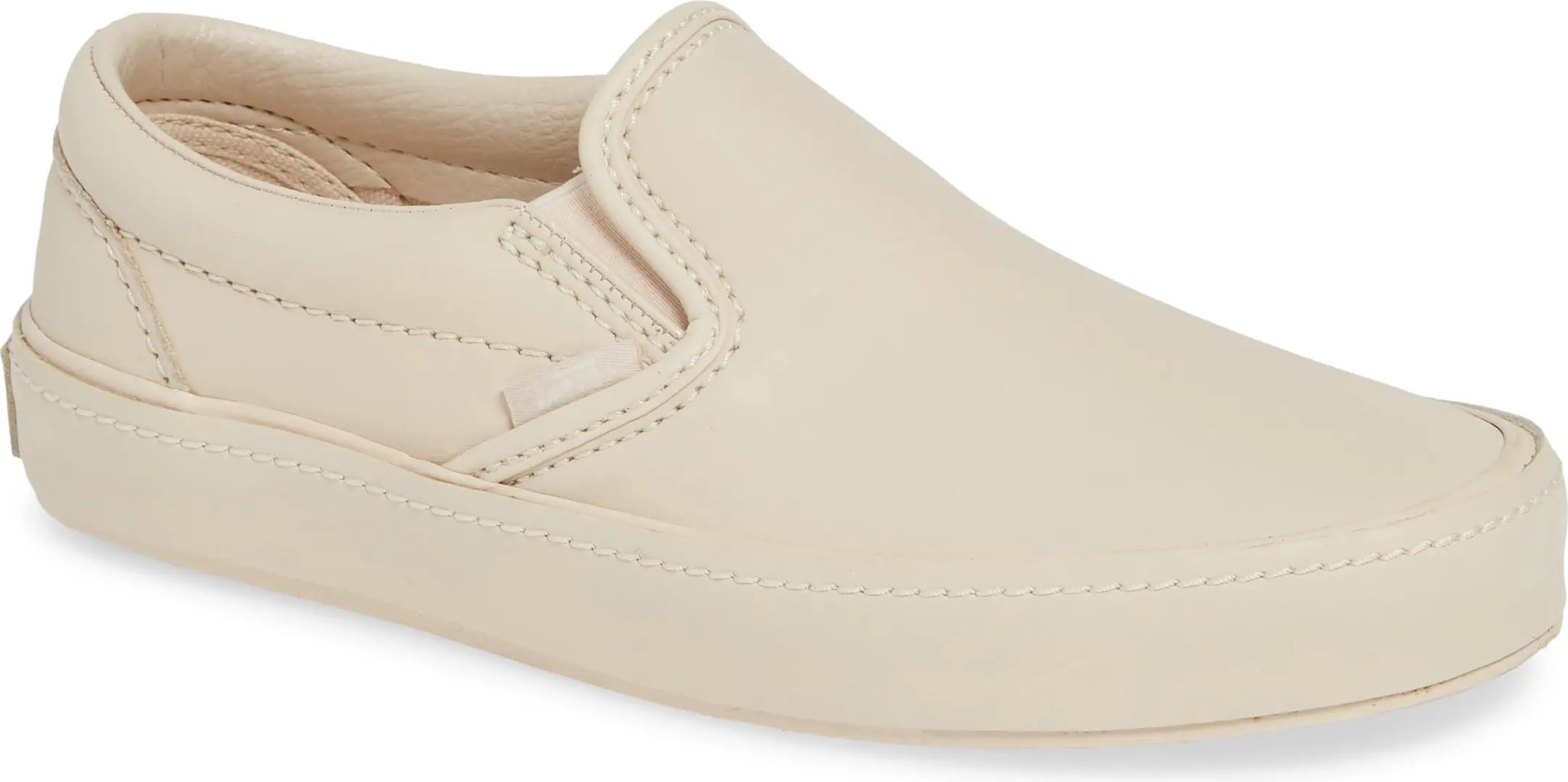 Vans Classic Leather Slip-On Sneaker (Women) | Nordstrom