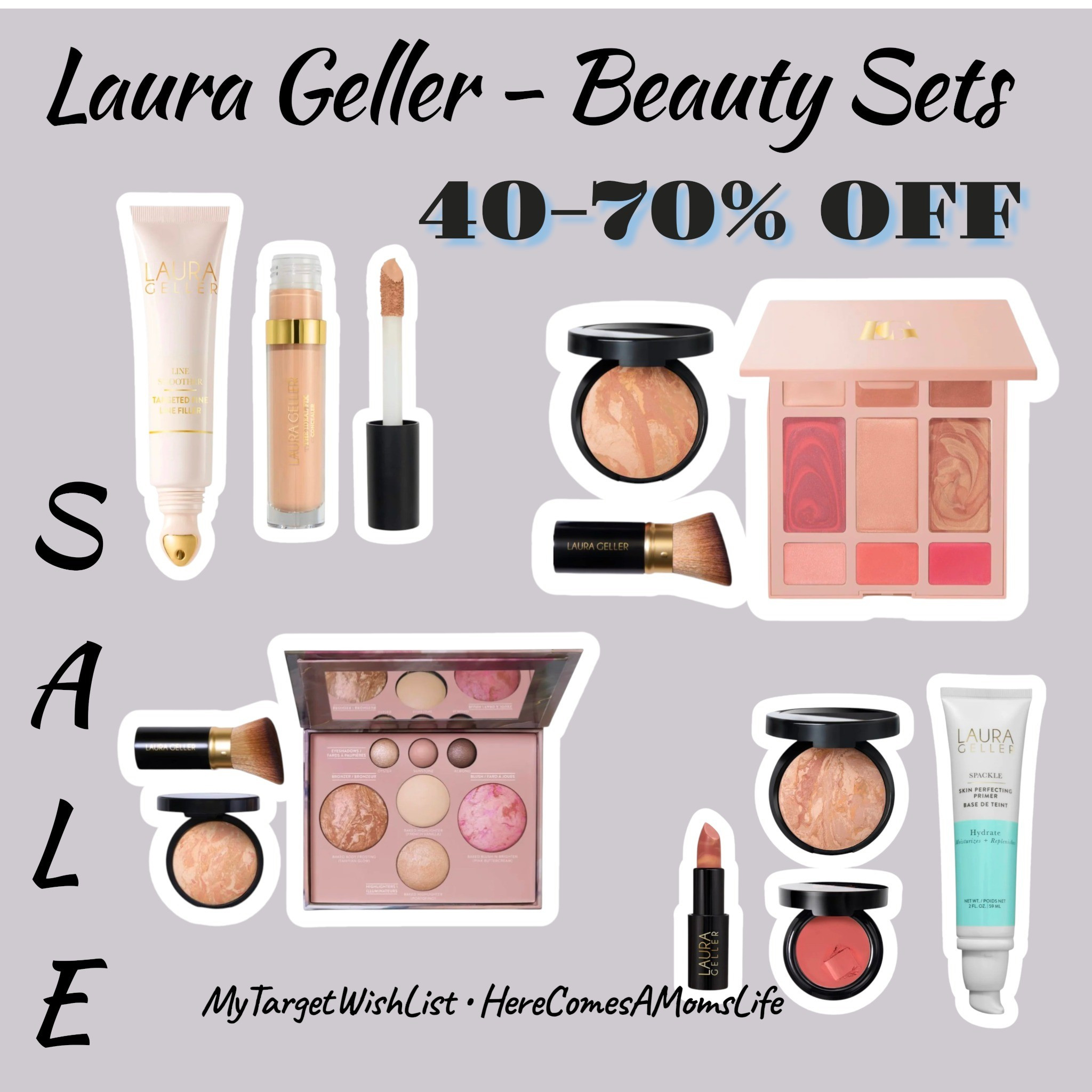 Laura Geller Beauty is all about effortless, glow-enhancing makeup that celebrates real skin at any age. Her bestselling baked formulas are up to 70% off right now — such a good time to grab a kit! Travel kits, smooth fine line, lipgloss, blush, brushes, concealer and more 

#LTKgrwm #LTKBeauty #LTKTravel