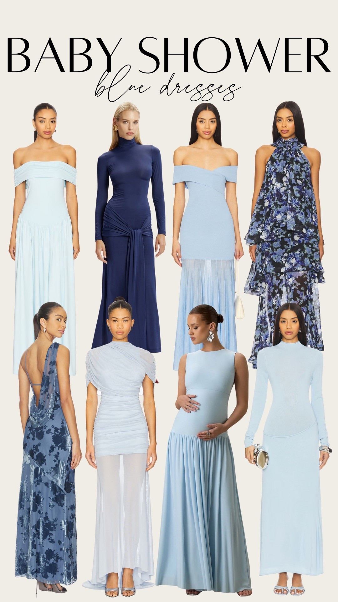 Blue baby shower dresses for the mom to be or guest!


#LTKBaby #LTKBump