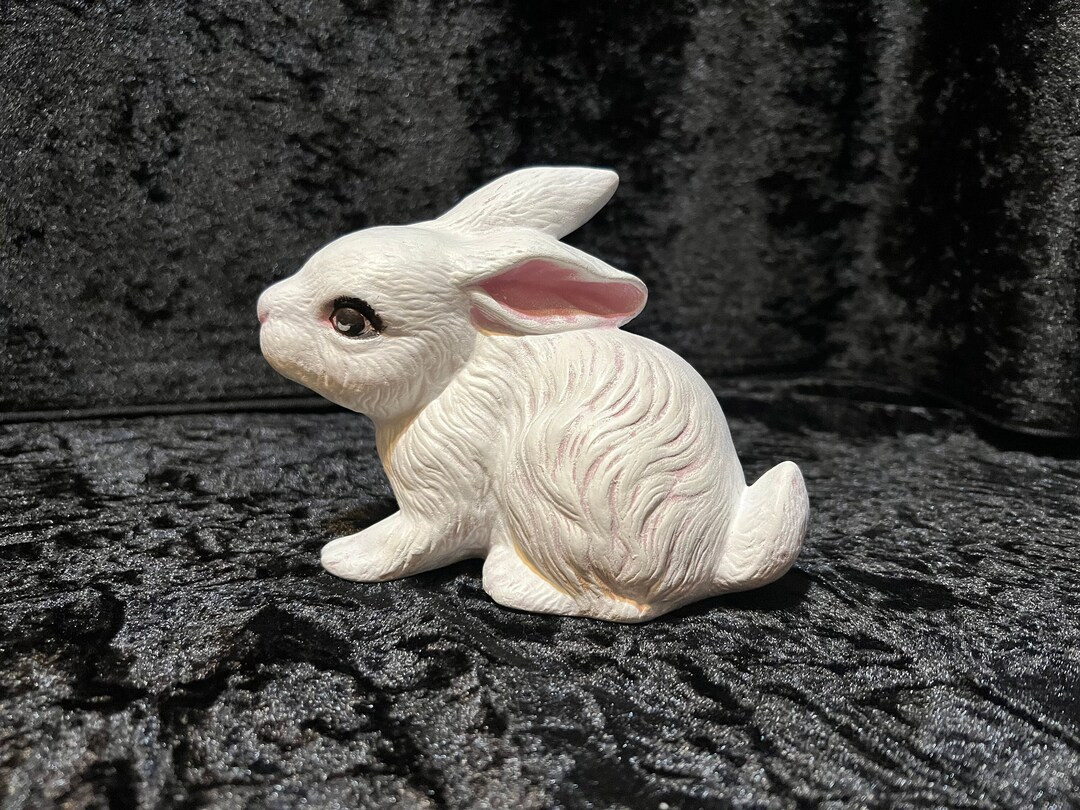 White Ceramic Bunny - Etsy | Etsy (US)