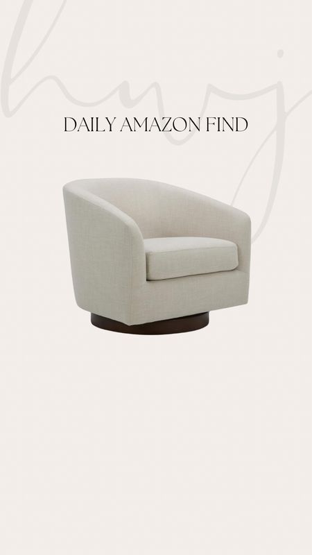 Amazon Daily Deal
Swivel Accent Round Barrel Chair 16% Off 

#LTKhome #LTKmidsize #LTKsalealert