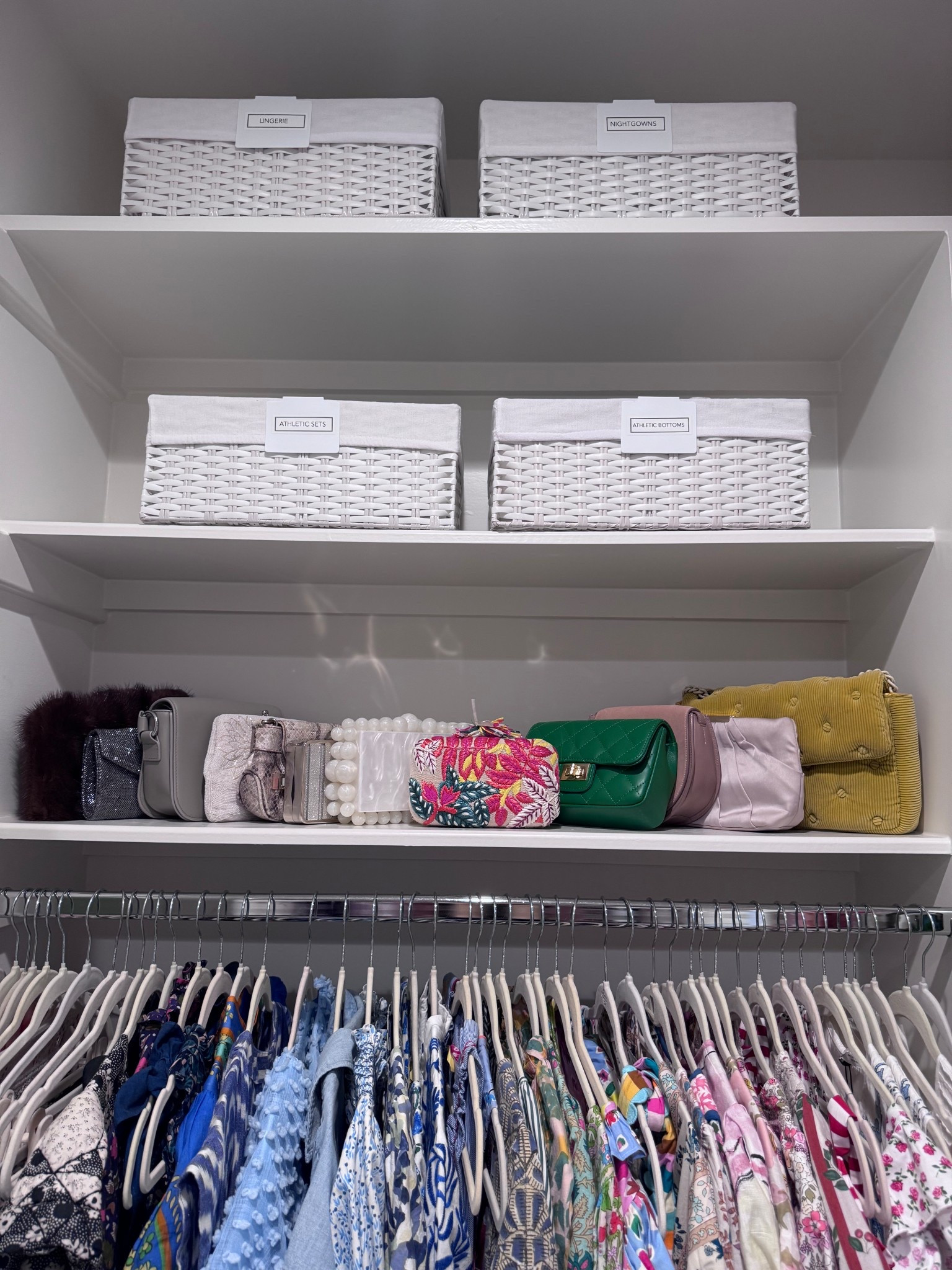 We add bins and labels to categorize the “stuff” in a closet. Check out some of our favorite bins.  

#LTKFamily #LTKKids #LTKHome