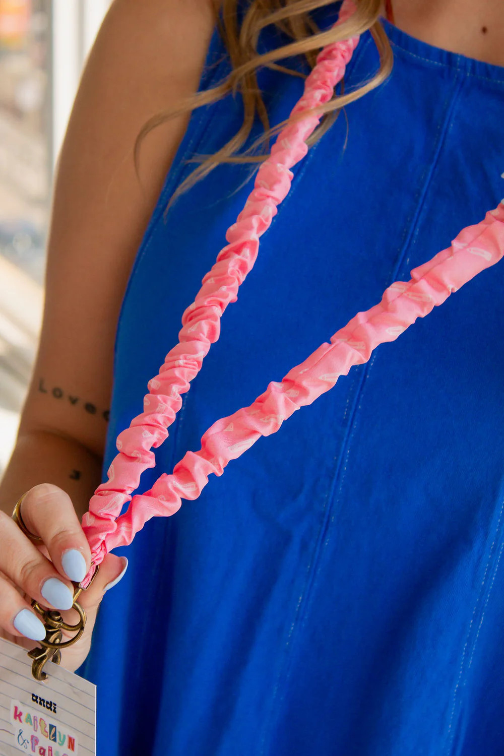 Pink Fresh Page Lanyard | Shop Andi