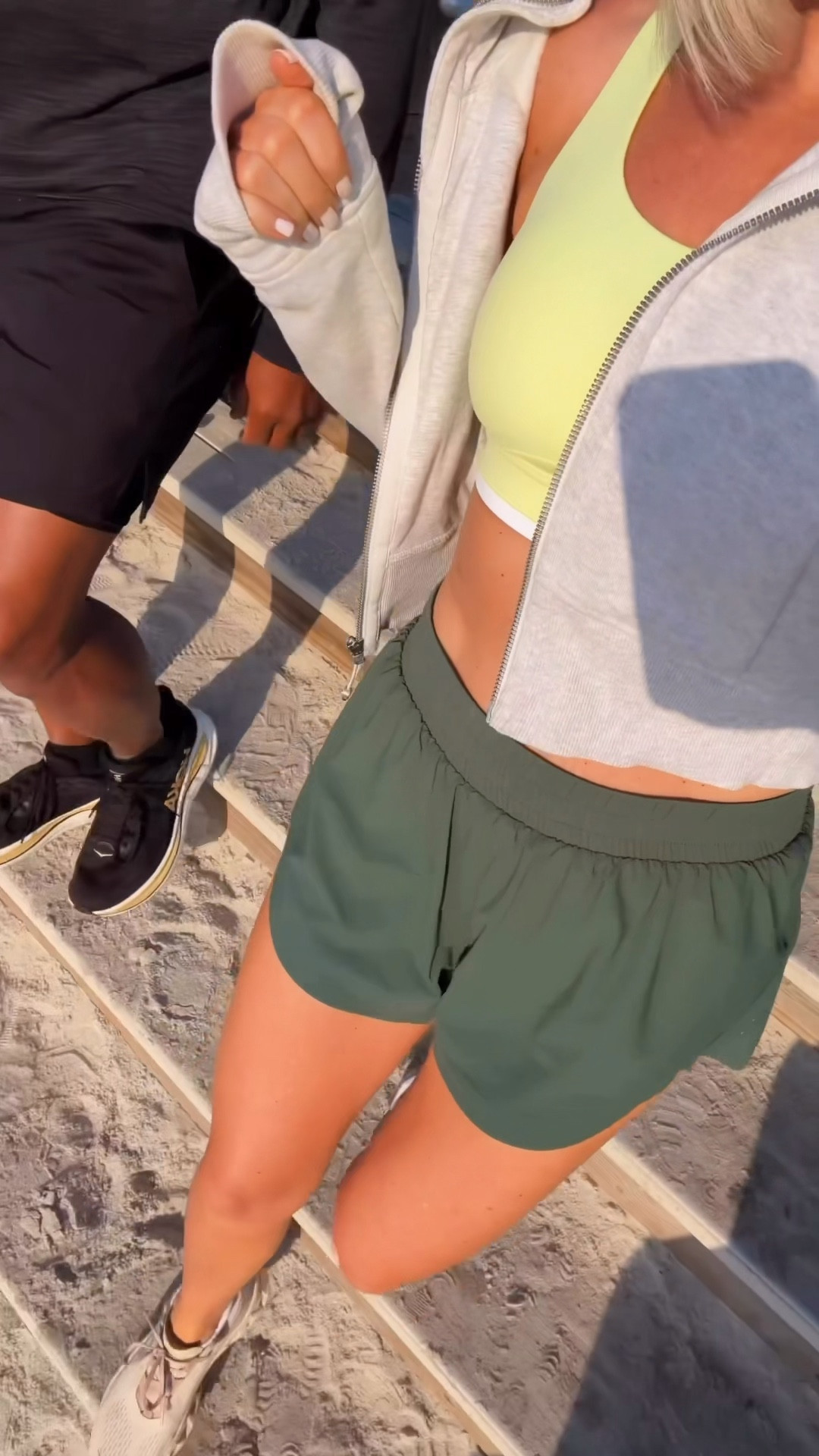 Beach run 🐚🏃🏼‍♀️☀️🌴🌊 here are our favorite watches shoes and my outfit (except the shorts are old I will try to link similar) 

#LTKActive #LTKdayinmylife #LTKOver40