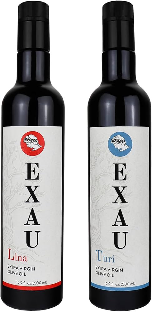 EXAU Italian Extra Virgin Olive Oil Set - Due2, 897 mg/kg Polyphenol Rich Olive Oil From Italy, N... | Amazon (US)