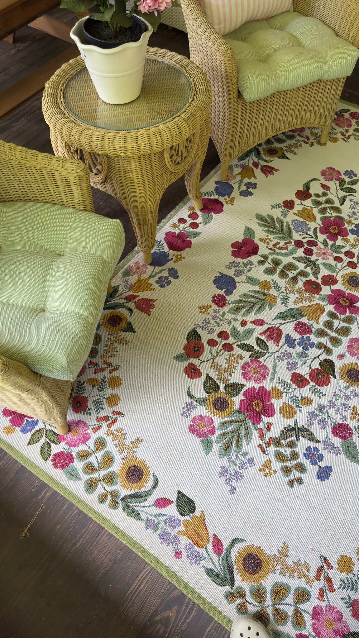 My outdoor rug is 40% off on Rifle Paper Co! #rug #riflepaper #MDS #memorialdaysale

#LTKSaleAlert