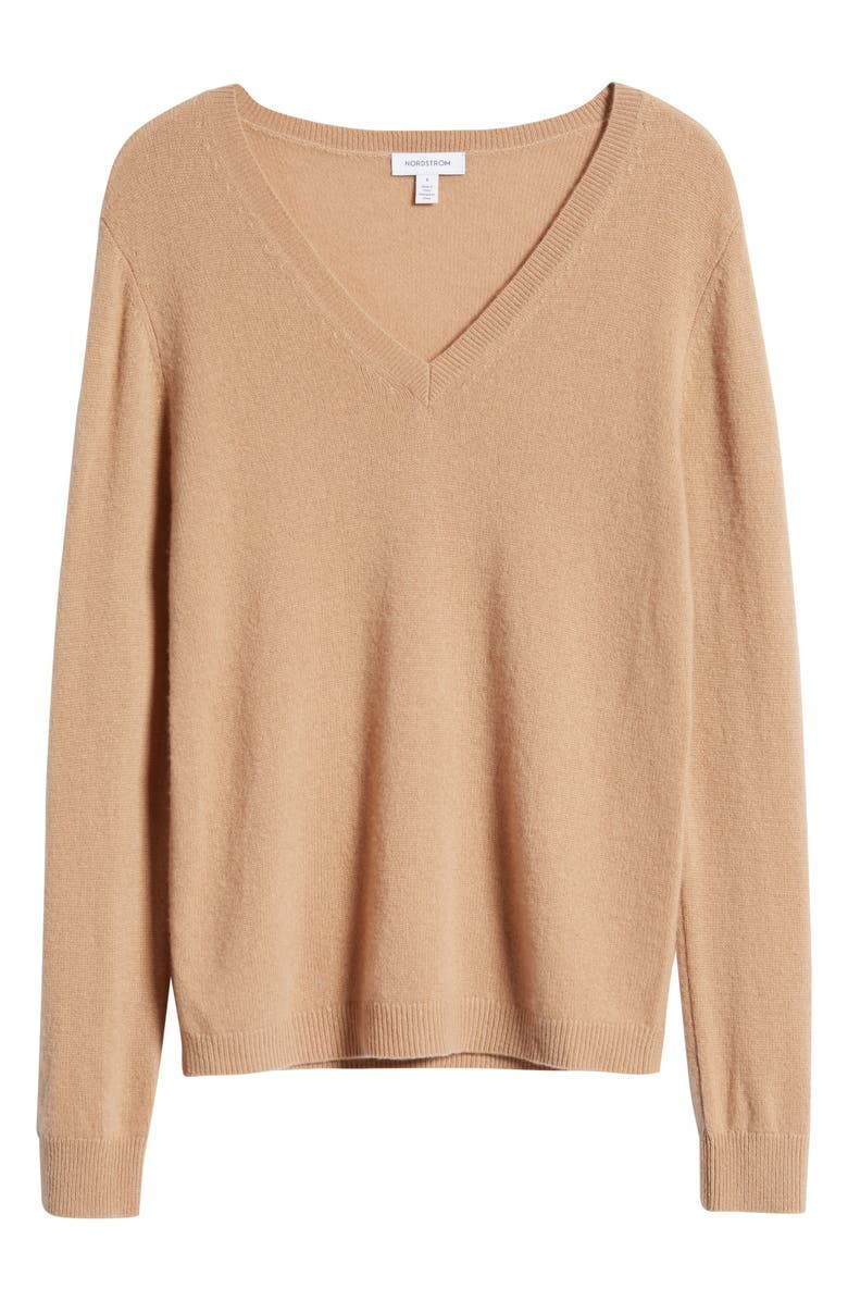Cashmere Essential V-Neck Sweater | Nordstrom | Nordstrom