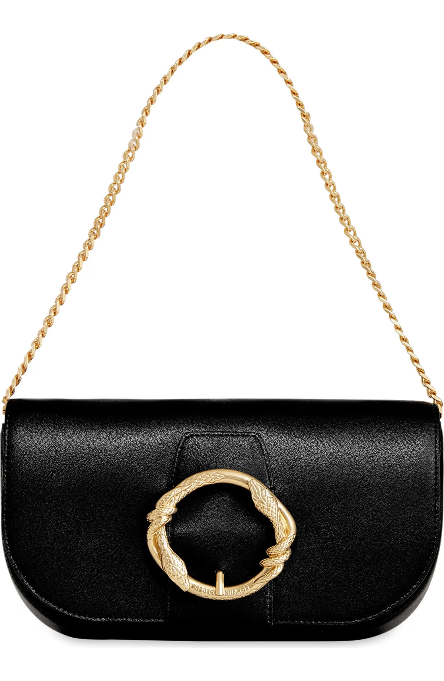 Snake Ring Leather Crossbody Bag | Nordstrom