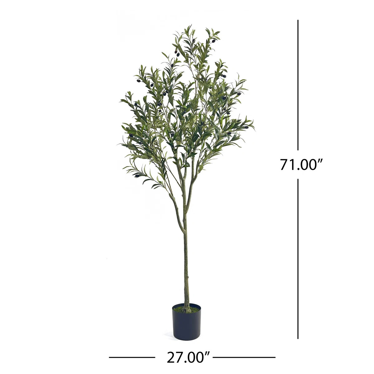 Aarav Faux Olive Tree Tree in Pot | Wayfair North America
