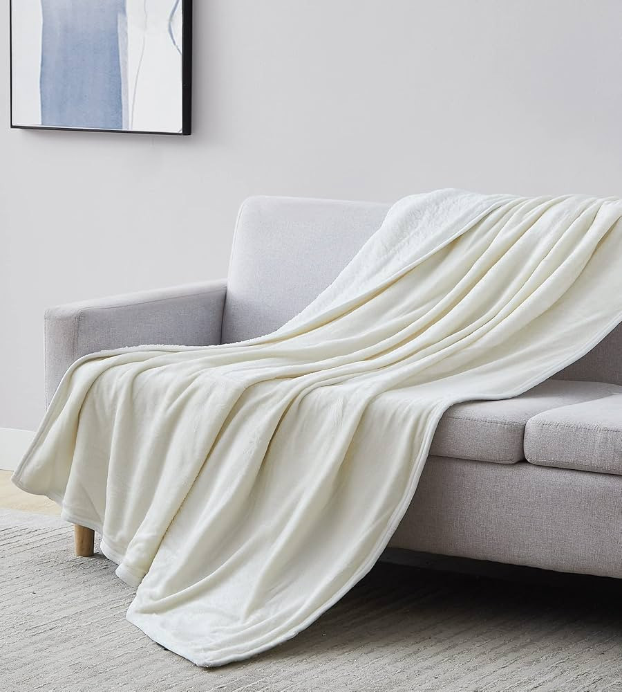 Southshore Fine Living, Inc. Oversized Flannel King Sherpa Blankets Warm Cozy Microfleece Reversi... | Amazon (US)