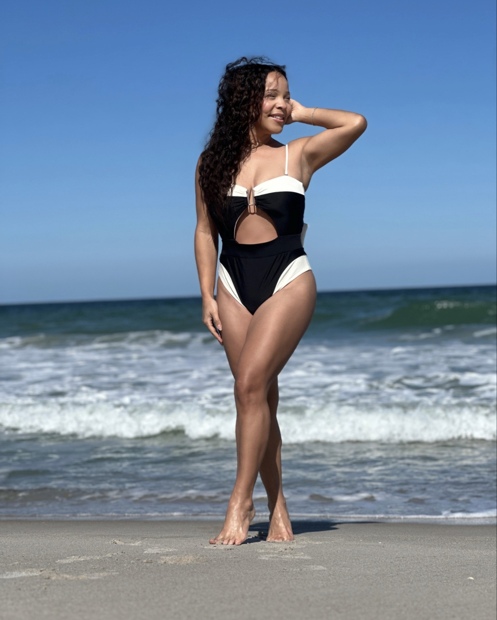 If you’re new here, I’m a #Florida girl with a #swimsuit obsession. This #onepieceswimsuit from #MBMSWIM did not disappoint. I’m wearing a L and the top held my 36D boobs in place. 

The adjustable straps can be removed. There’s an open back (about the size of the opening in the front) and fabric to tie a perfect size bow - also serves as additional boob support depending on how you tie it. 

Enjoyed wearing this one and can’t wait to share more beautiful pieces with you! Oh it’s #blackowned and #womenowned 💁🏽‍♀️ 

#swim #beach #beachday #resortwear #ad #swimsuits #swimwear 

#LTKStyleTip #LTKSwim #LTKTravel