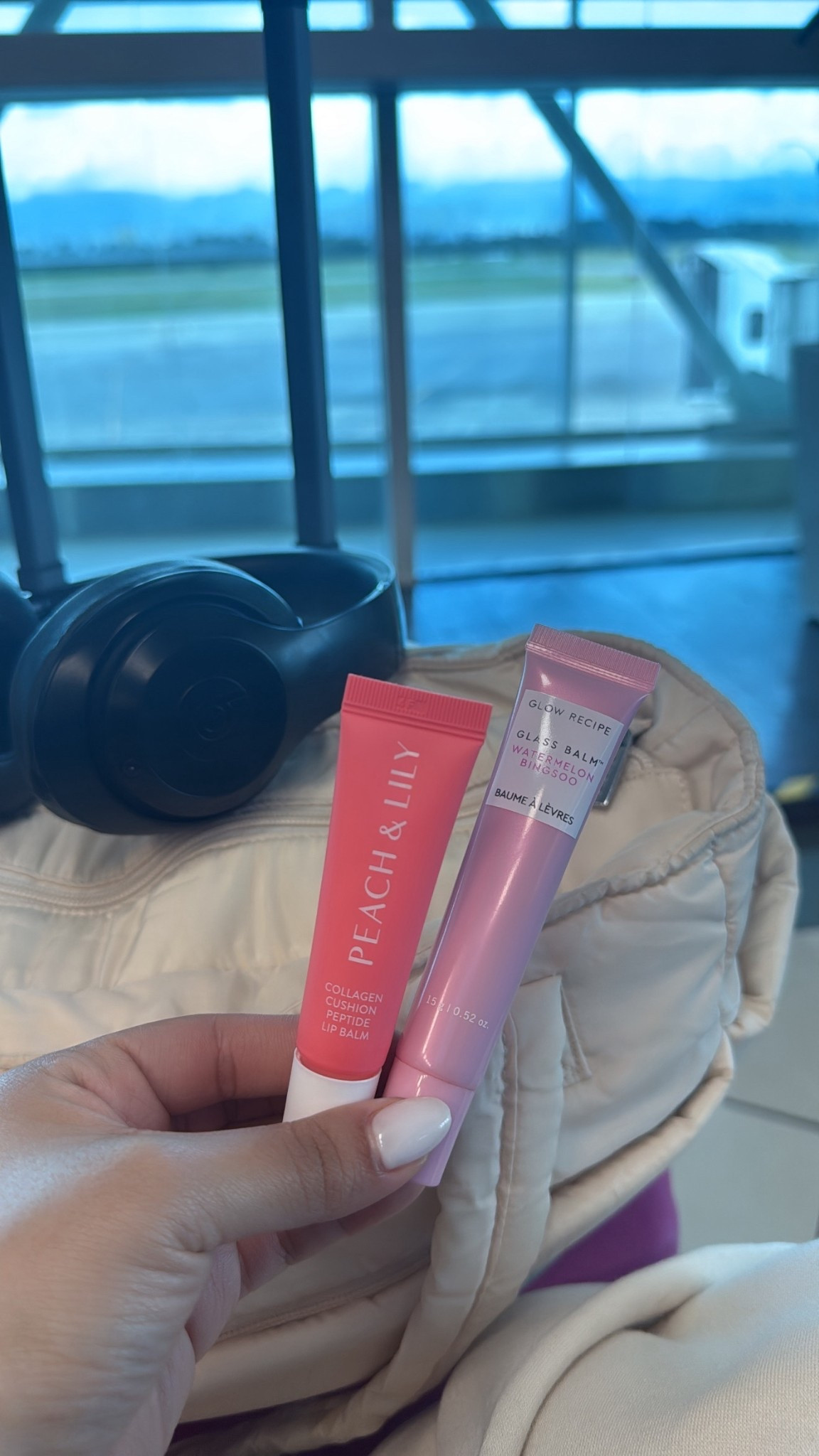 Keeping my lips hydrated while traveling 

#LTKTravel #LTKselfcare #LTKBeauty