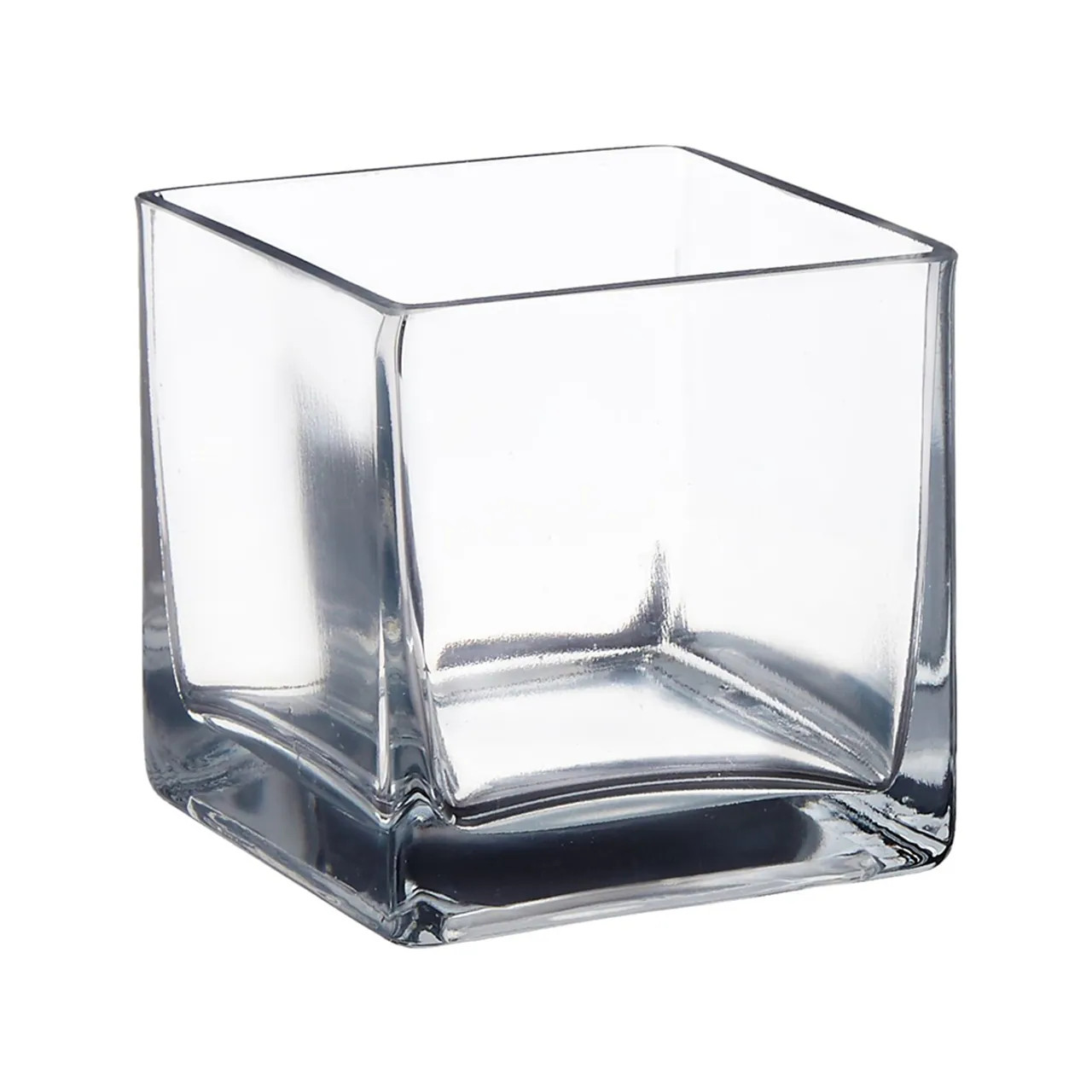 Enova Home Square Shape Clear Glass Vase For Home Garden Decoration | Bed Bath & Beyond