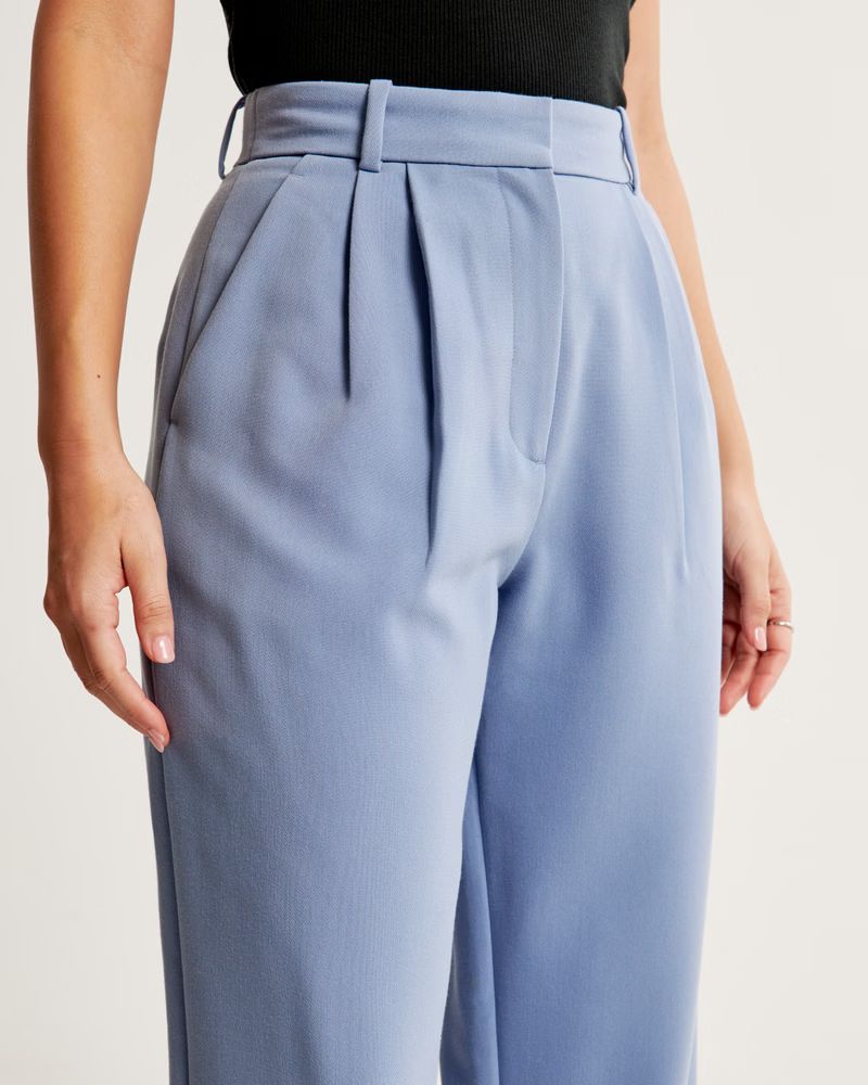 Women's Curve Love A&F Sloane Tailored Pant | Women's New Arrivals | Abercrombie.com | Abercrombie & Fitch (US)