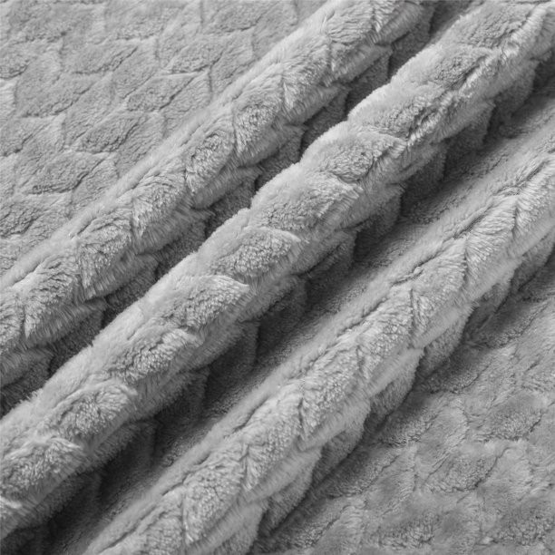 Better Homes & Gardens Grey Velvet Plush Throw, 50" X 72" | Walmart (US)