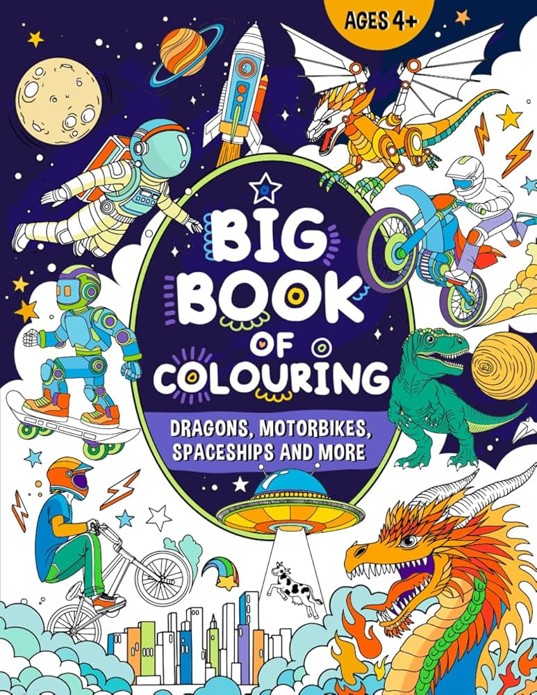 Big Book of Colouring for Boys: For Children Ages 4+ (Big Books of Colouring (Ages 4+)) | Amazon (US)