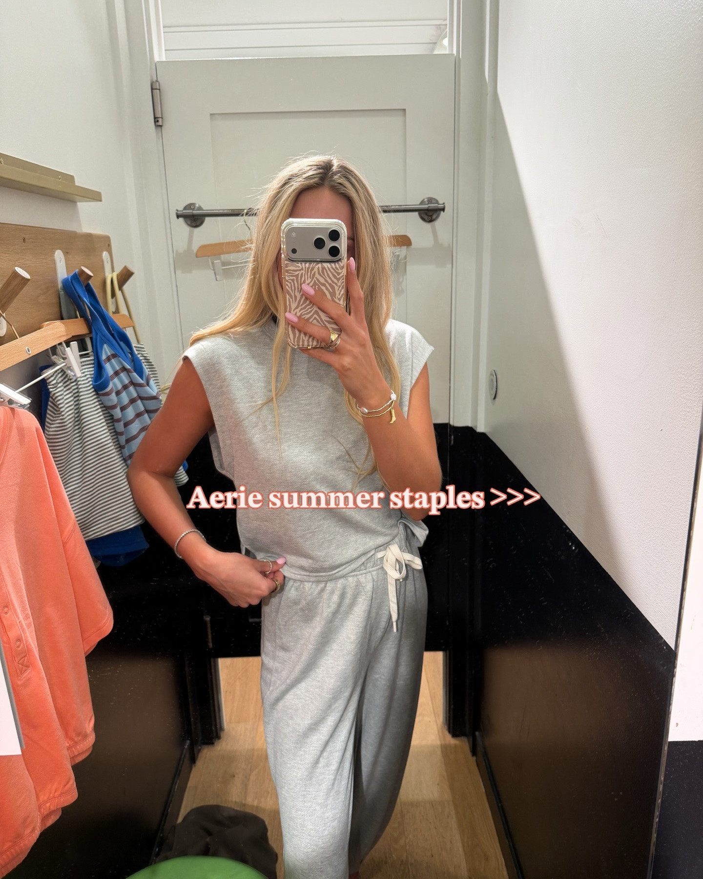 AERIE summer staples ☀️🌊🍑👟🫐 So many finds that I loved for my summer closet — all are so versatile and can be worn different ways with different pieces — cost per-wear it people 

Comment SHOP for these finds!

#aerie #summerstyle #activewear #easyoutfits #outfitinspo