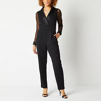 Jessica Howard Long Sleeve Jumpsuit | JCPenney