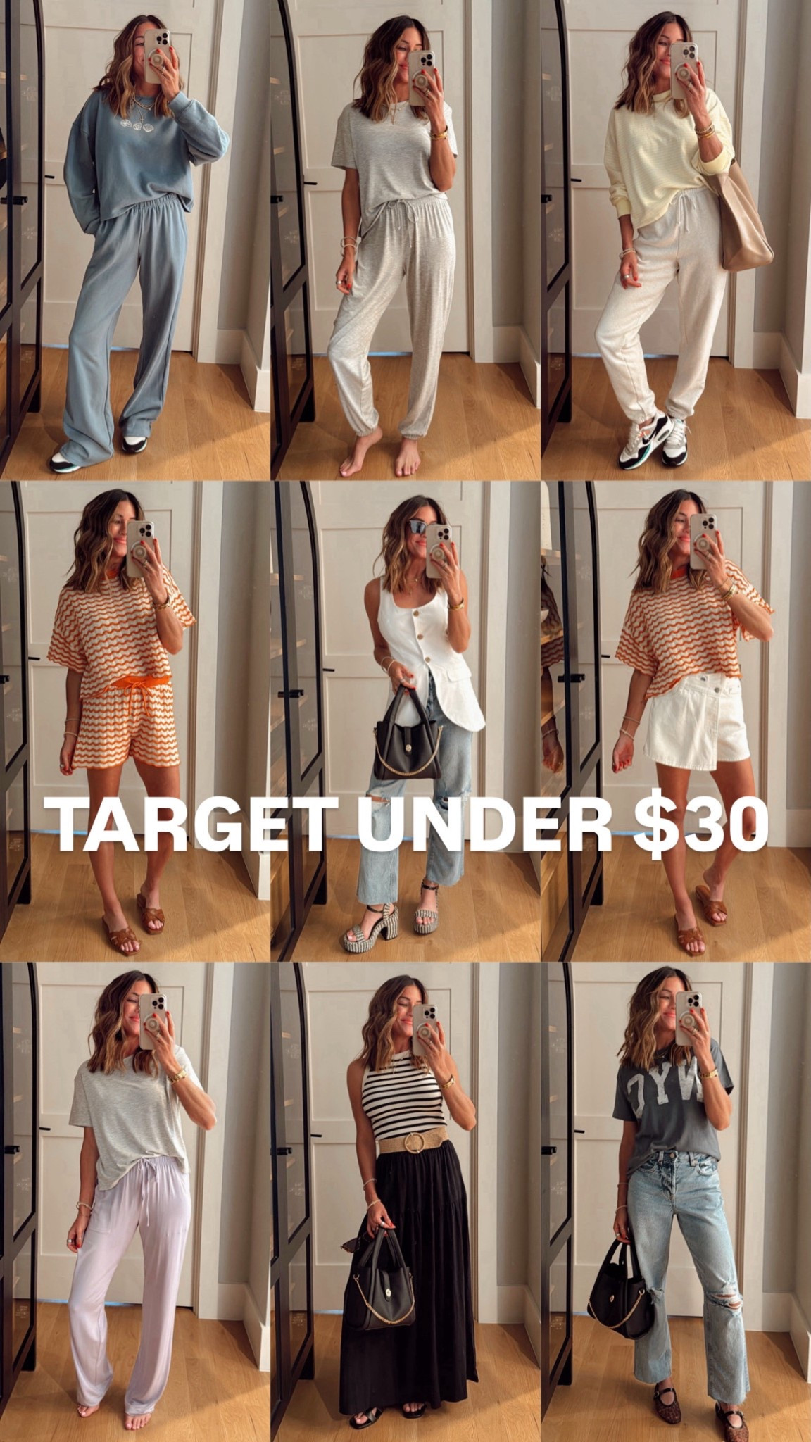 Target finds UNDER $30!  several of these are even on sale today for under $20!! 🙌🏼🤩 
Everything is true to size, wearing xs in all tops and bottoms. The blue sweatpants run long, and I chopped the hem off of the jeans!

#LTKStyleTip #LTKSeasonal #LTKFindsUnder50