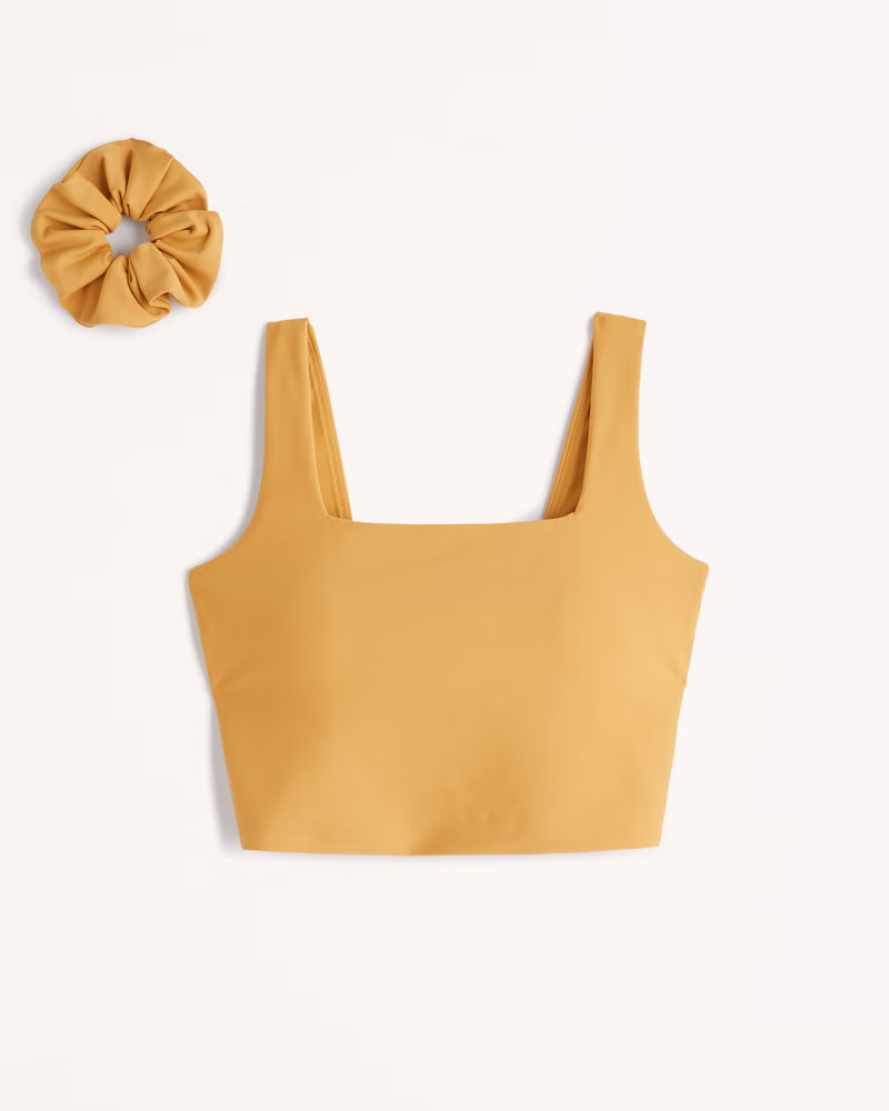 Women's YPB sculptLUX Curve Love Squareneck Slim Tank | Women's Active | Abercrombie.com | Abercrombie & Fitch (US)