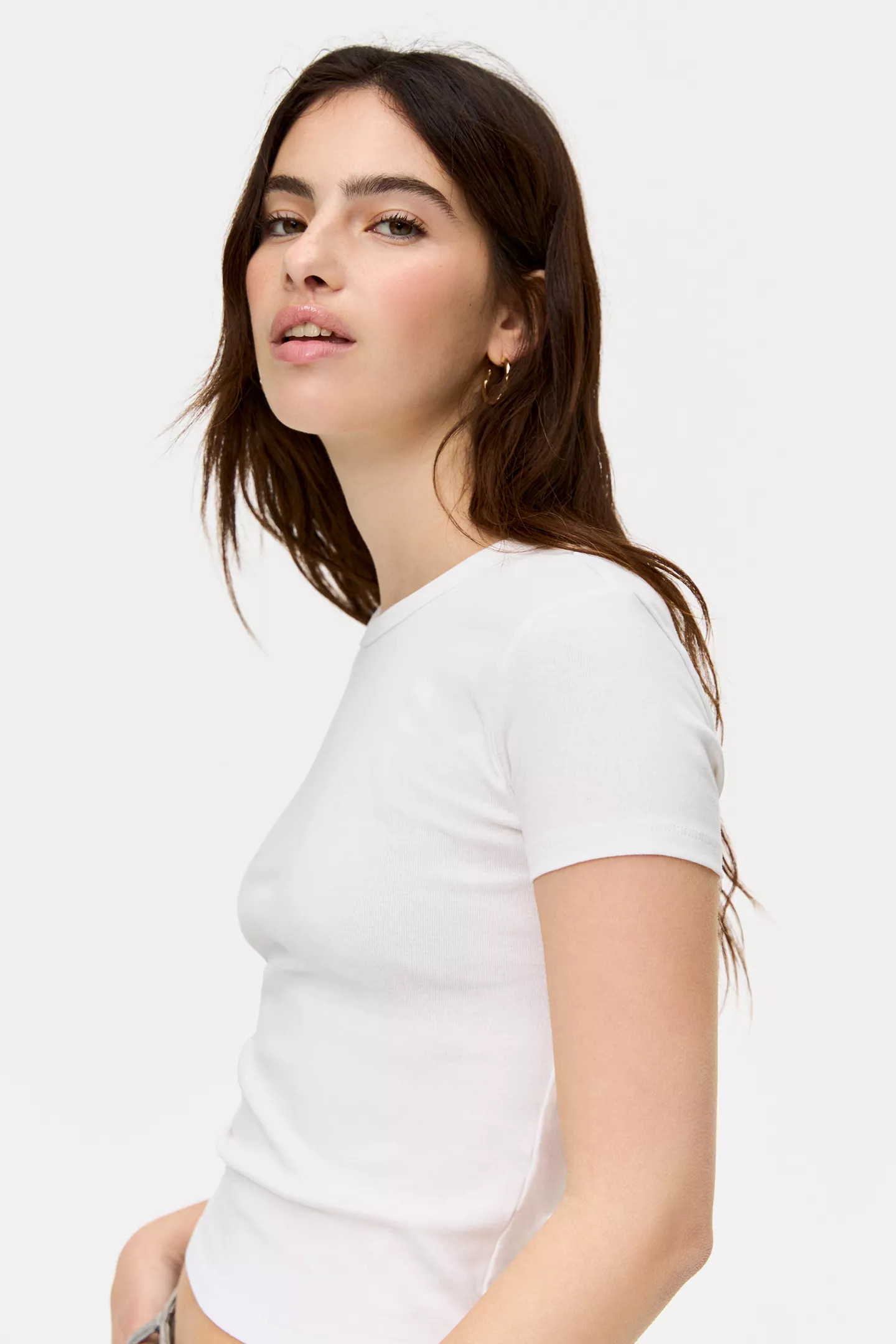 Basic fitted T-shirt | PULL and BEAR UK