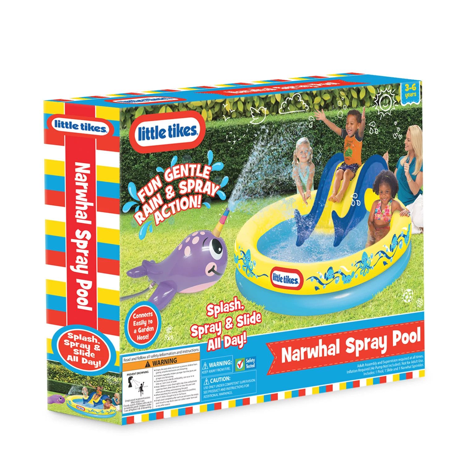 Little Tikes LT Narwhal Spray Pool, Kids ages 3-6 | Walmart (US)