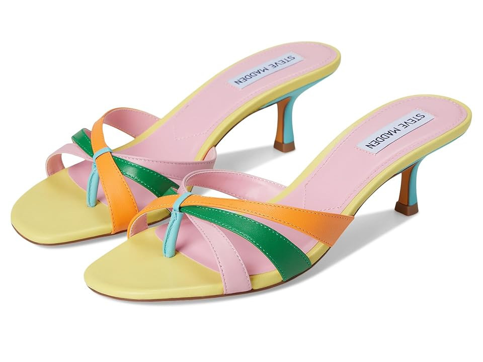 Steve Madden Cary Women's Sandals Bright : 9.5 M, Leather/Rubber | Zappos