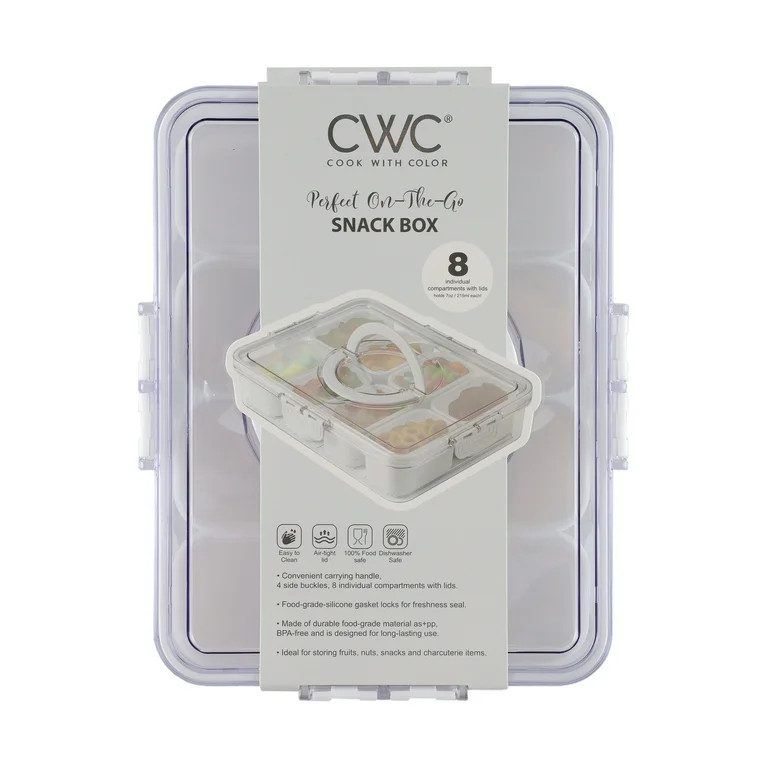 CWC AS SNACK BOX WITH LID - WHITE | Walmart (US)