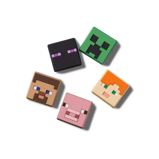 Crocs Minecraft Jibbitz Shoe Charms, 5 Pack | Walmart (US)