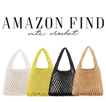 ✨cutest crochet bag ✨
•
•
•

Mini Clutch Handbag Tote Cotton Crochet Bucket Top-handle Drawstring Beach Woven Fishing Net Pouch Purse
Spring look, bag, vacation, earrings, hoops, drop earrings, cross body, sale, sale alert, flash sale, sales, ootd, style inspo, style inspiration, outfit ideas, neutrals, outfit of the day, ring, belt, jewelry, accessories, sale, tote, tote bag, leather bag, bags, gift, gift idea, capsule wardrobe, co-ord, sets, summer dress, maxi dress, drop earrings, summer look, sandals, heels, strappy heels 

