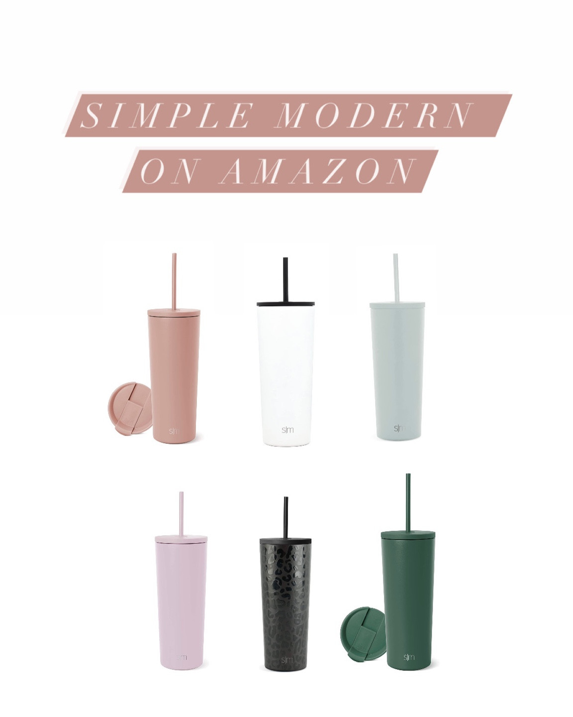 Simple Modern has the cutest colors! Run to Amazon and grab your favs because they go so fast! 


#LTKunder50 #LTKtravel #LTKhome