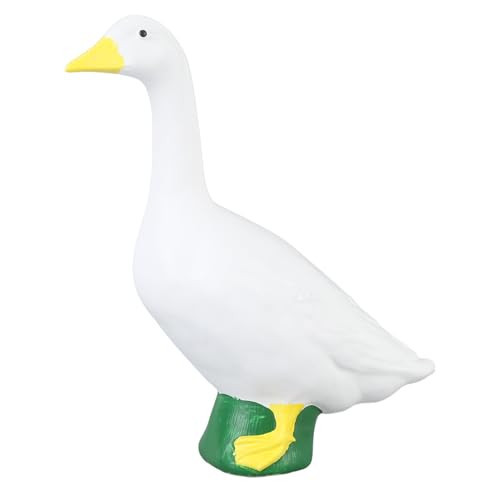 Goose Statue, Large White Geese Duck Garden Statues, Resin Porch Goose Wild Goose Outdoor Lawn Statue Art Decor Ornament for Home Decor Housewarming Gifts | Amazon (US)