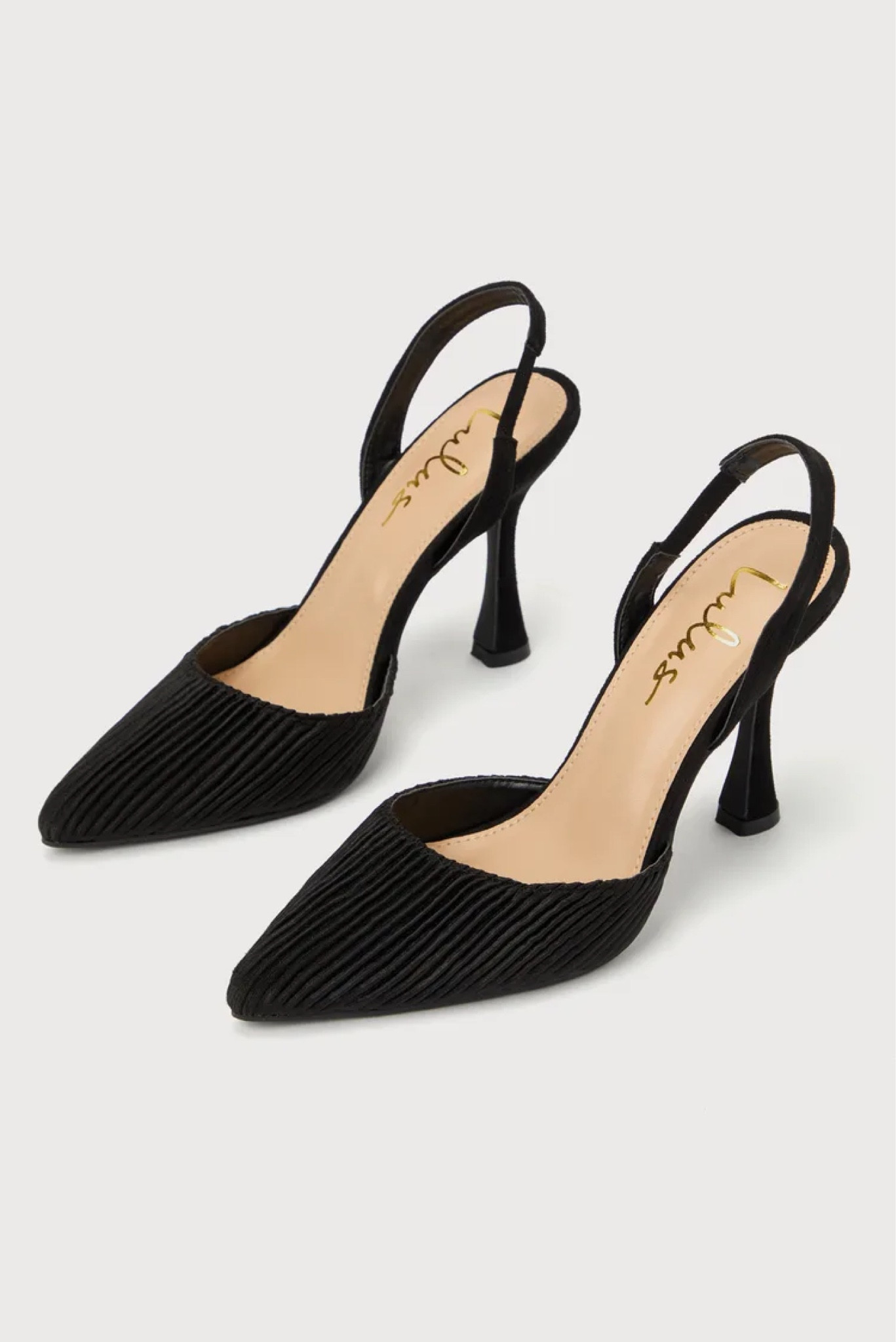 Black pointed toe sling back heels - holiday outfit 

#LTKstyletip #LTKfindsunder50 #LTKshoecrush