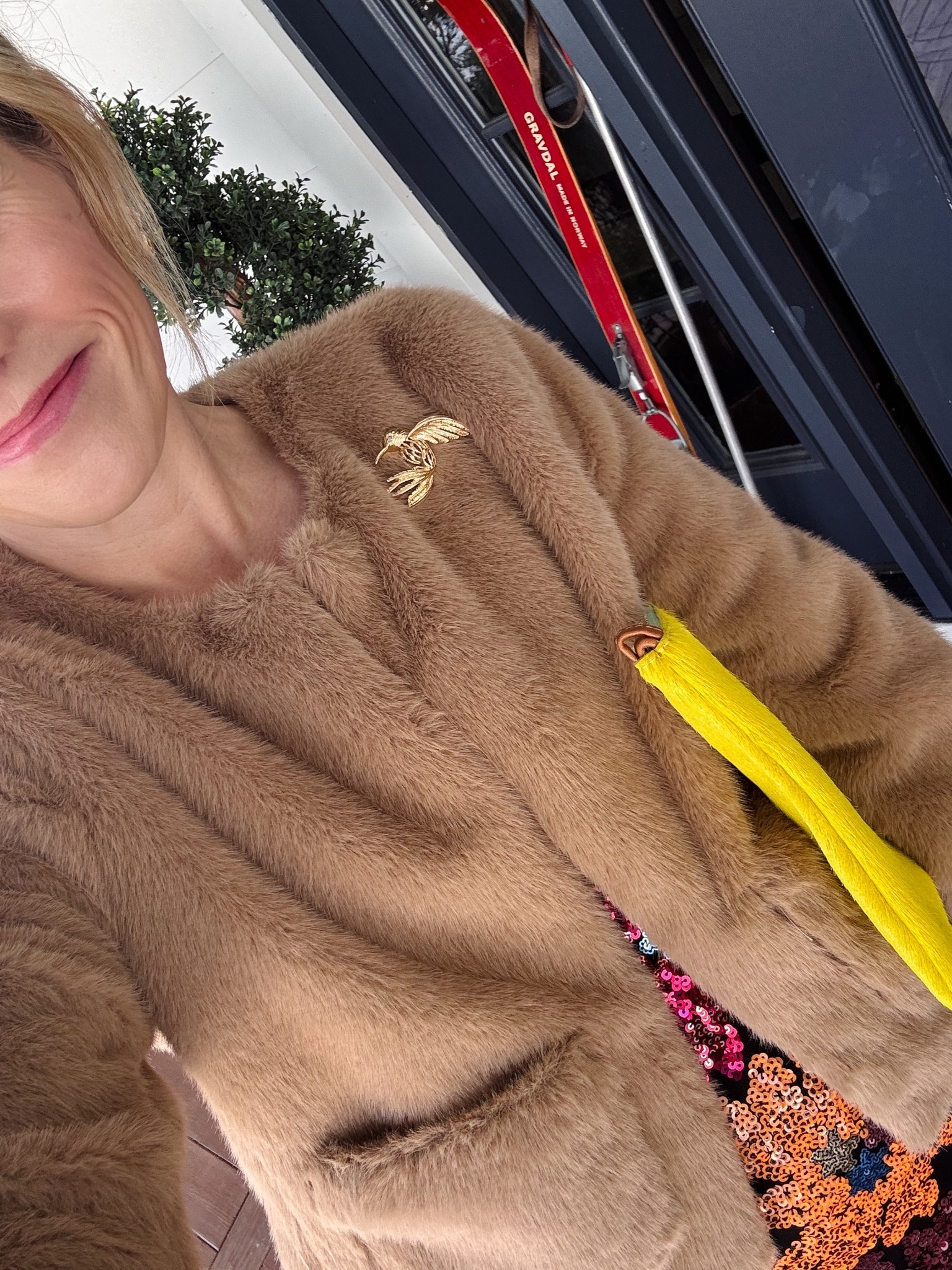 Wearing my regular size 4 in this perfect Holiday & New Year’s party dress ~ not too fitted and very comfortable. 5’3” for length. Linked more favorites including the matching bag, adorable brooch, scarf and more party styles & gift ideas from @johnnywas #JohnnyWas #ad #JohnnyWasHere @Shop.LTK #liketkit